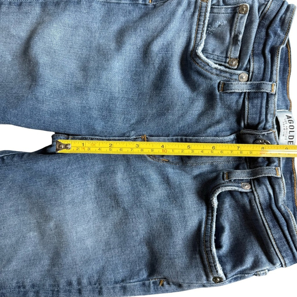Agolde Classic Blue Skinny Jeans Size 25 Casual Denim Streetwear Premium - Picture 5 of 10